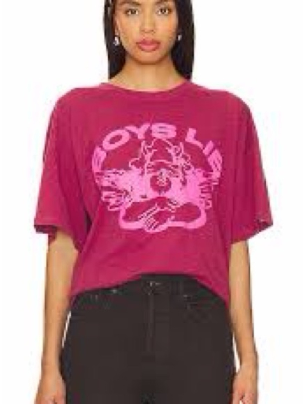 Boys Lie Oversized Graphic Short Sleeve Tee